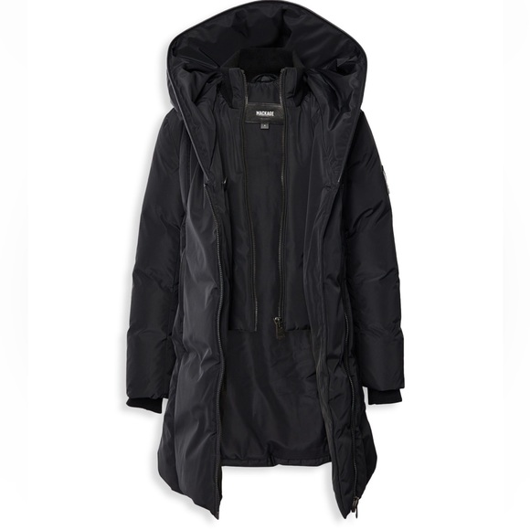 Mackage Girl's Loulou Long Classic Down Jacket. Size 14.  Kids NEW - Picture 2 of 10